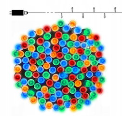 Уличная гирлянда из 400 светодиодов, разноцветная цена и информация | гирлянда, 10 вел 4 см | kaup24.ee