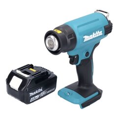 Аккумуляторный пистолет горячего воздуха Makita DHG 180 M1, 18 В, с аккумулятором, без зарядного устройства цена и информация | Строительные фены | kaup24.ee