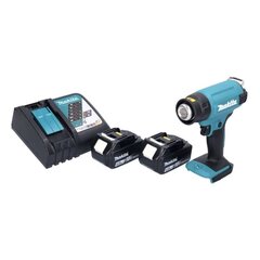 Аккумуляторный пистолет горячего воздуха Makita DHG 180 RM, 18 В, с аккумулятором и зарядным устройством цена и информация | Строительные фены | kaup24.ee