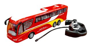 Raadio teel juhitav buss, punane hind ja info | Poiste mänguasjad | kaup24.ee