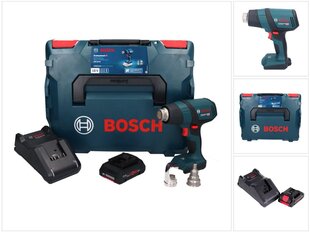 Профессиональная беспроводная воздуходувка горячего воздуха Bosch GHG 18V-50 18 В 300° C / 500° C + 1 аккумулятор ProCORE 4,0 Ач + зарядное устройство + L-Boxx цена и информация | Строительные фены | kaup24.ee