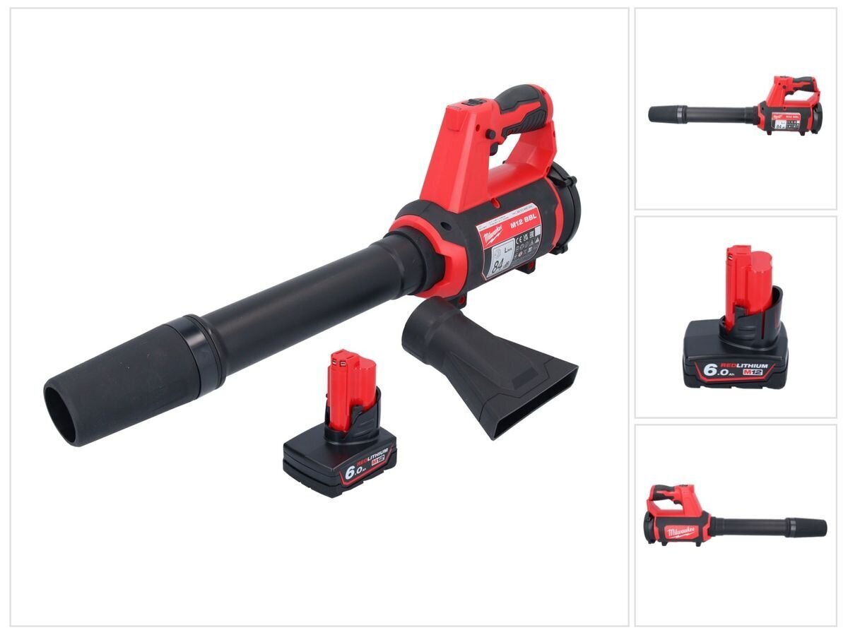 Akupuhur Milwaukee M12 BBL-601 12 V + 1x aku 6,0 Ah - ilma laadijata hind ja info | Kuumaõhupuhurid | kaup24.ee