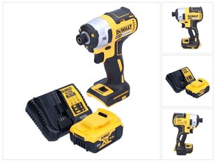 Аккумуляторный ударный гайковерт DeWalt DCF 887 P1 18 В 205 Нм 1/4 дюйма + 1х аккумулятор 5,0 Ач + зарядный блок цена и информация | Шуруповерты, дрели | kaup24.ee