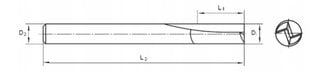 Freesi tarvik Ralmetal VHM YG10X 45 HRC hind ja info | Freesid | kaup24.ee