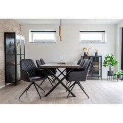 Обеденный стул Harbo, темно-серый цена и информация | Стулья для кухни и столовой | kaup24.ee