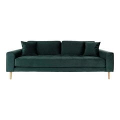 Трехместный диван Lido, темно-зеленый цвет цена и информация | Диваны | kaup24.ee