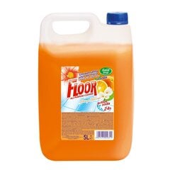 Универсальное средство для мытья полов Floor Orange Blossom Active Soda 24 ч, 5 л цена и информация | Очистители | kaup24.ee