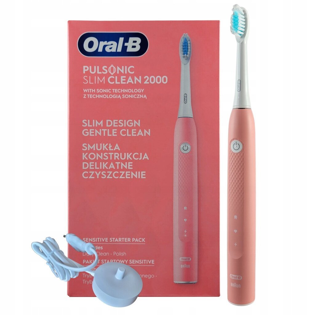 Oral-B Pulsonic Slim Clean 2000 hind ja info | Elektrilised hambaharjad | kaup24.ee