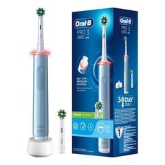 ORAL B Электрическая зубная щетка PRO 3 3000 Sensitive e Clean White цена и информация | Электрические зубные щетки | kaup24.ee