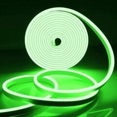 Светодиодная лента Neon Flexible 5м., зеленая цена и информация | Светодиодные ленты | kaup24.ee