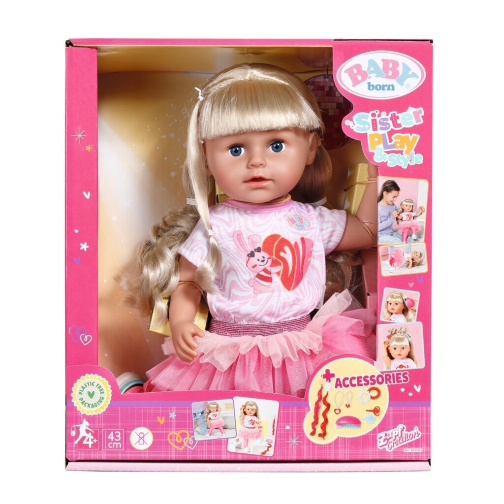 Baby Born цена и информация | Tüdrukute mänguasjad | kaup24.ee