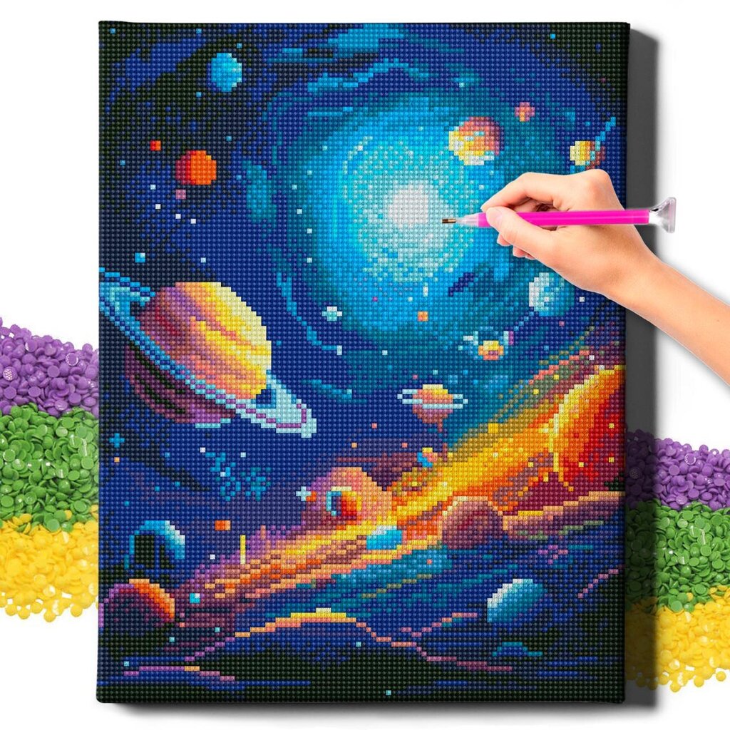 Teemantmaal Kosmos 5D Diamond Painting Oh Art!, 30x40 cm цена и информация | Teemantmaalid, teemanttikandid | kaup24.ee