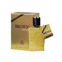 Parfüümvesi Brown Orchid Gold Edition Fragrance World naistele/meestele, 80 ml цена и информация | Женские духи | kaup24.ee