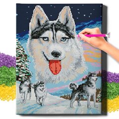 Teemantmaal koerad 5D Diamond Painting Oh Art! 20x30 cm hind ja info | Teemantmaalid, teemanttikandid | kaup24.ee