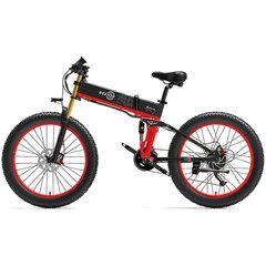 Электровелосипед Bezior X Plus, 26", красный, 1000Вт, 17,5Ач цена и информация | Электровелосипеды | kaup24.ee