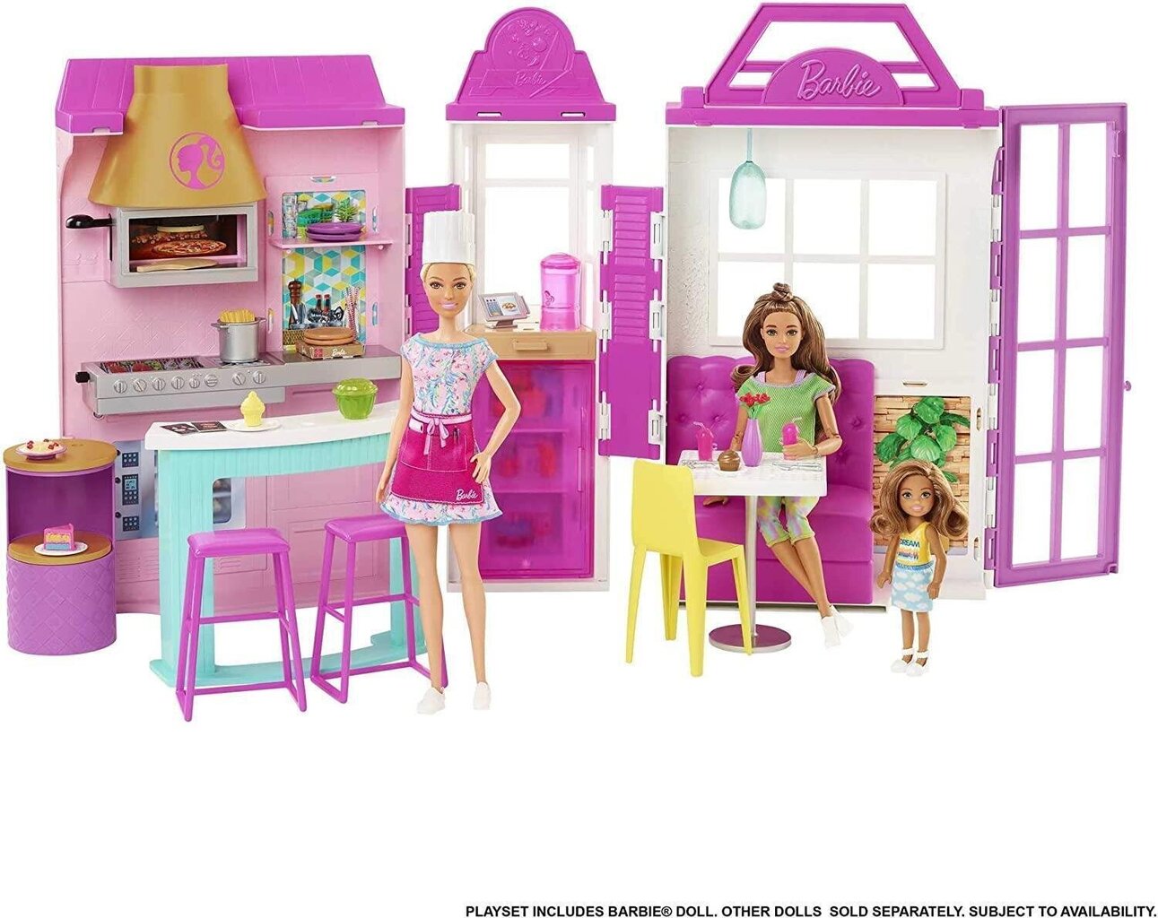 Nuku restoran Barbie цена и информация | Tüdrukute mänguasjad | kaup24.ee