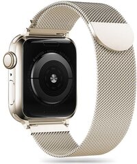 Tech-Protect kellarihm MilaneseBand Apple Watch 42/44/45/49mm, starlight hind ja info | Nutikellade ja nutivõrude tarvikud | kaup24.ee