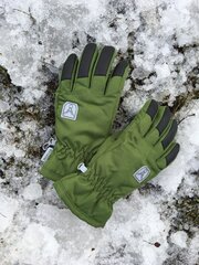 Детские лыжные перчатки Hofler 181810 02, оливковые/черные, 181810*02-XXL цена и информация | Шапки, перчатки, шарфы для девочек | kaup24.ee