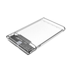 UNITEK DiskGuard Limpid R HDD/SSD enclosure Transparent 2.5" цена и информация | Аксессуары для компонентов | kaup24.ee