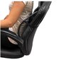 Ergonoomiline tooli seljatugi seljale masseerijaga Malatec 012, hall hind ja info | Muud mööblitarvikud | kaup24.ee