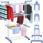 Omna vertikaalselt kokkupandav pesukuivati, 78 - 125 cm hind ja info | Pesukuivatusrestid ja aksessuaarid | kaup24.ee