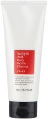 Salitsüülhappega vaht probleemsele nahale COSRX Salicylic Acid Daily Gentle Cleanser 150 ml hind ja info | Näopuhastusvahendid | kaup24.ee