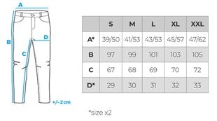 мужские спортивные штаны со швами на штанинах - черные v1 om-pask-0128 цена и информация | Мужские брюки | kaup24.ee
