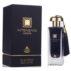 Parfüümvesi Intensivo Desire Fragrance World naistele/meestele, 80 ml hind ja info | Naiste parfüümid | kaup24.ee