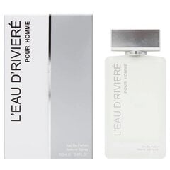 Parfüümvesi L'Eau D'Riviere Pour Homme Fragrance World meestele, 100 ml hind ja info | Meeste parfüümid | kaup24.ee