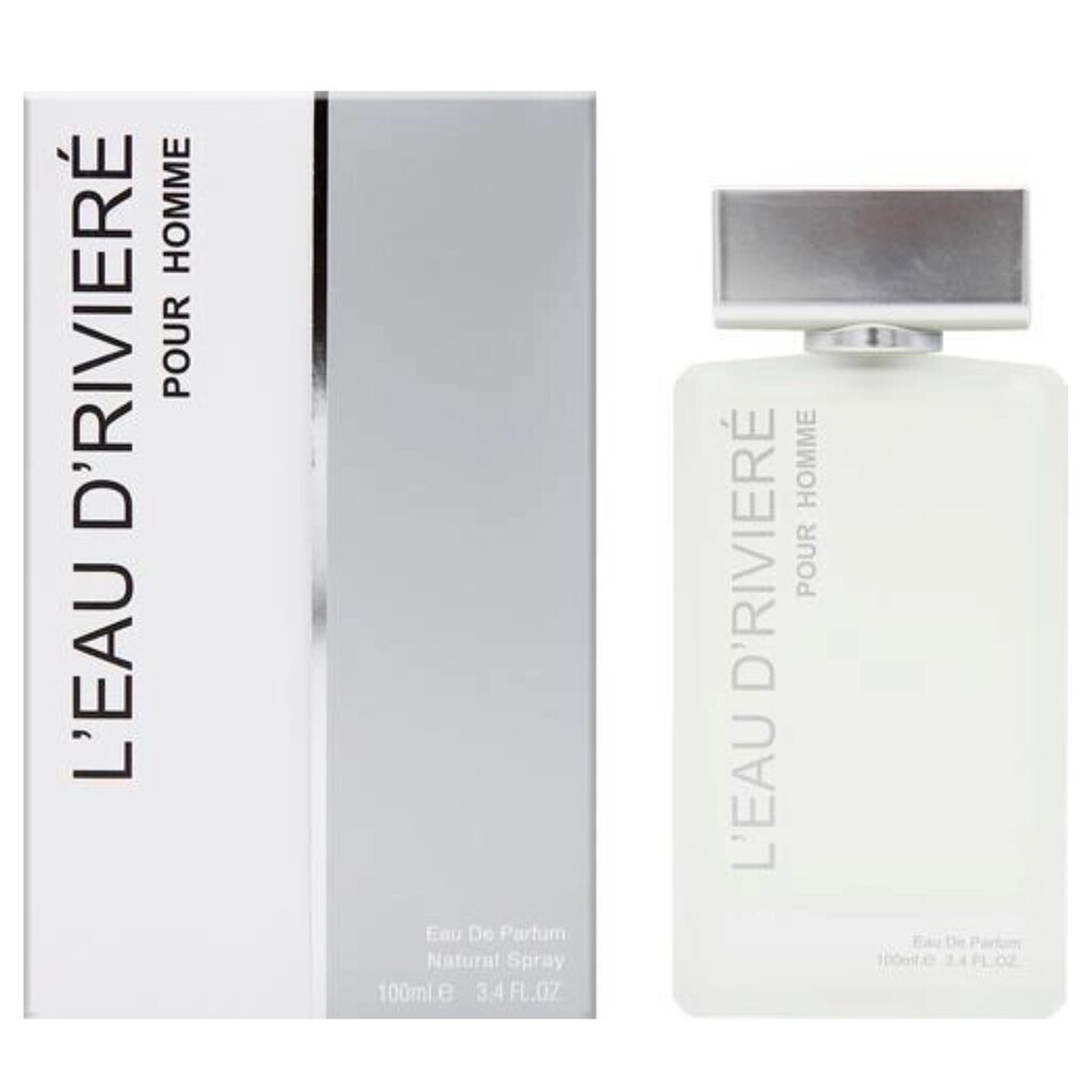 Parfüümvesi L'Eau D'Riviere Pour Homme Fragrance World meestele, 100 ml цена и информация | Meeste parfüümid | kaup24.ee
