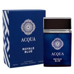 Parfüümvesi Acqua Royal blue Fragrance World meestele, 100 ml hind ja info | Meeste parfüümid | kaup24.ee