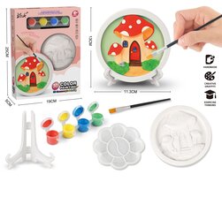 Керамический набор красками для рисования - грибы цена и информация | Развивающие игрушки и игры | kaup24.ee