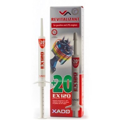 Revitalisand XADO EX120 Bensiinimootorite hind ja info | Kütuse- ja õlilisandid | kaup24.ee