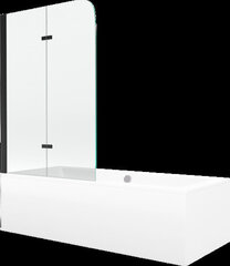Vann Mexen Cube viimistluse ja klaasseinaga, 170x80 cm + 100 cm, white+II/black цена и информация | Ванны | kaup24.ee