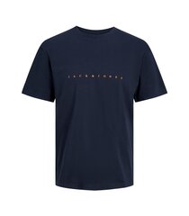 Jack & Jones мужская футболка 12234746*01 5715424101497, тёмно-синяя цена и информация | Meeste T-särgid | kaup24.ee