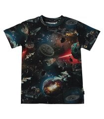 Детская футболка Ralphie Molo, черный/красный 5715084445009 цена и информация | Рубашки для мальчиков | kaup24.ee