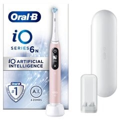 Oral-B iO Series 6 pink цена и информация | Электрические зубные щетки | kaup24.ee