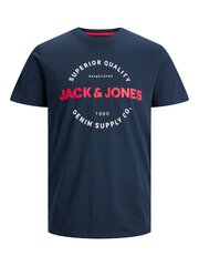 Jack & Jones мужская футболка 12235234*03, тёмно-синий 5715426264824 цена и информация | Мужские футболки | kaup24.ee