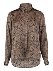 Zabaione женская блузка MONI PL*P3550, бежевый/черный 4067218604785 цена и информация | Женские блузки, рубашки | kaup24.ee