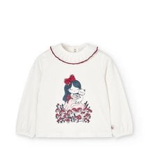 Boboli детская рубашка 707206*1111, белый 8445470313700 цена и информация | Рубашки для девочек | kaup24.ee