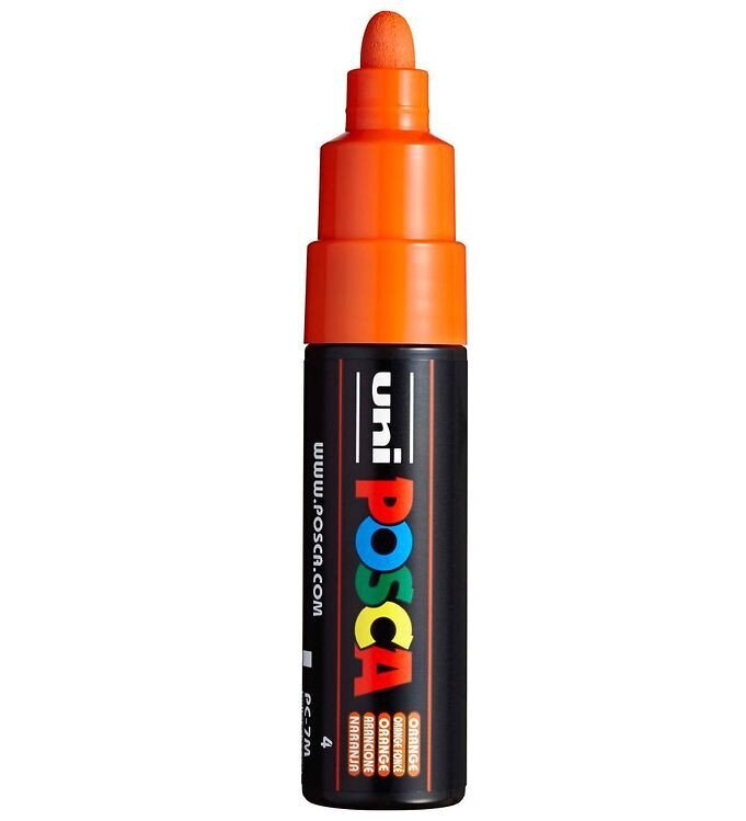 Marker Posca PC-7M Nr.4, oranž hind ja info | Kirjatarbed | kaup24.ee