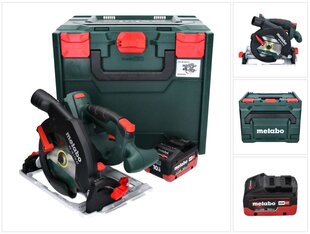 Аккумуляторная дисковая пила Metabo KS 18 LTX 57, 18 В, 10,0 Ач, без зарядного устройства цена и информация | Пилы, циркулярные станки | kaup24.ee