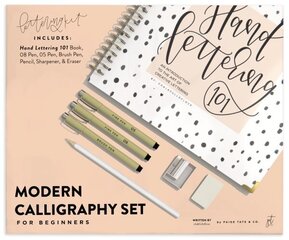 Modern Calligraphy Set for Beginners цена и информация | Пособия по изучению иностранных языков | kaup24.ee