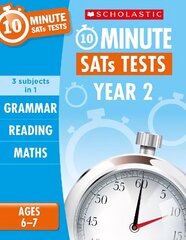 Grammar, Reading & Maths 10-Minute Tests Ages 6-7 цена и информация | Книги для подростков и молодежи | kaup24.ee