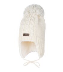 Детская шапочка Bade, белый цена и информация | Шапки, перчатки, шарфы для девочек | kaup24.ee