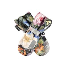 Детские варежки Igor Molo, черный/розовый цена и информация | Шапки, перчатки, шарфы для девочек | kaup24.ee