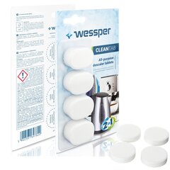 Таблетки для удаления накипи Wessper CleanTabs, 4 шт. цена и информация | Аксессуары для кофейных аппаратов | kaup24.ee