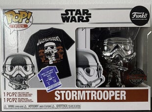 Kujuke Funko POP! Star Wars Stormtrooper Exclusive Pack With T-Shirt hind ja info | Fännitooted mänguritele | kaup24.ee