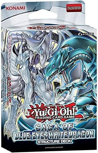 Kaardid Yu-Gi-Oh Blue-Eyes White Dragon цена и информация | Lauamängud ja mõistatused | kaup24.ee