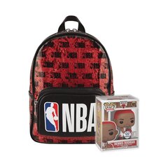 Рюкзак NBA with Фигурка Funko POP! NBA Chicago Bulls Dennis Rodman  цена и информация | Атрибутика для игроков | kaup24.ee